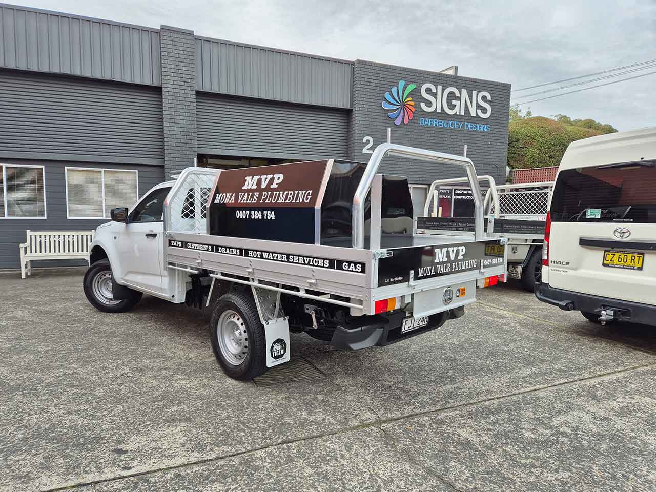 MVP Mona Vale Plumbing ute